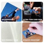 KnowonK Donald Trump 2024 Credit Card Skin,Debit Card Sticker,Transportation Card,Trump Assassination Debit Card Sticker Trump Shoting Decals for Kids Adult(Color-A)