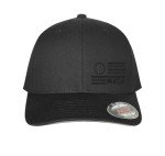 Generic Trump MAGA Flag Side Embroidered Patriotic Republican Flexfit Hat Pro Gun Cap (US, Alpha, Large, X-Large, Black ith Black Logo)