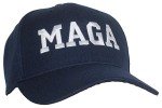 Tropic Hats Adult EmbroideNavy MAGA Donald Trump Adjustable Ballcap - Navy