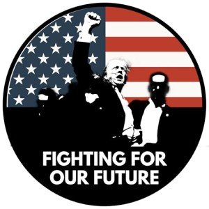 Trump Assassination Attempt Magnet, Presidential Campaign Magnetic Decal, Removable, 5.5 Inches