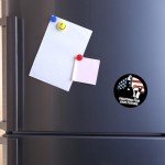 Trump Assassination Attempt Magnet, Presidential Campaign Magnetic Decal, Removable, 5.5 Inches
