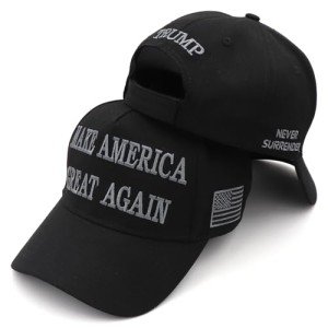Trump 2024 Hat 45-47 MAGA Hat Make America Great Again Donald Trump Slogan with USA Flag Embroidery Adjustable Baseball Cap