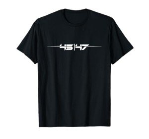 Trump 45 47 Trump Retro Futuristic T-Shirt