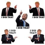 I Did That Trump Stickers, 100 Pcs Trump I Did That Stickers, 3" Large Size Funny I Did That Stickers, Mixed 5 Different Patterns
