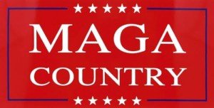 MAGA Make America Great Again Country Red Vinyl Decal Bumper Sticker