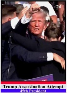 2024 Donald Trump Assassination Attempt Trading Card Former President Of US July 13