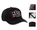 Lymhy Trump was Right About Everything Hat Adjustable Baseball Dad Cap Unisex Men&Women Black