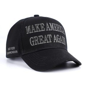 Dark MAGA Hat Donald Trump Black MAGA Hat 2025 MAGA Hat Trump Merchandise Embroidered Baseball Cap