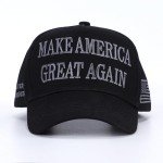 Dark MAGA Hat Donald Trump Black MAGA Hat 2025 MAGA Hat Trump Merchandise Embroidered Baseball Cap