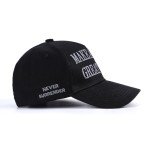 Dark MAGA Hat Donald Trump Black MAGA Hat 2025 MAGA Hat Trump Merchandise Embroidered Baseball Cap