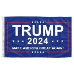 Trump 2024 Flag, Trump MAGA Flag 3x5 FT Polyester Banner with Brass Grommets for Indoor Outdoor Decorations (black4)