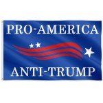 Soulbuty Pro-America Flag Anti-Trump Flag 3x5 Ft Polyester with Brass Grommets