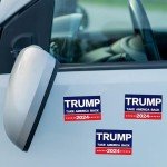 100Pcs 2x3 Inches Waterproof Trump Stickers Trump Take America Back 2024 Stickers Decals MAGA Stickers Decals for Car Bumper Laptop Botters and Car Window Decoration