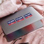 100Pcs 2x3 Inches Waterproof Trump Stickers Trump Take America Back 2024 Stickers Decals MAGA Stickers Decals for Car Bumper Laptop Botters and Car Window Decoration