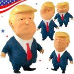 Investology Special Edition Pose-able Prez: Donald Trump - The Best Funny, Stretchy, Squishy Donald Trump Stress Splat Doll Ever! Stress Relieving Novelty President Collectible Sensory/Fidget Toy