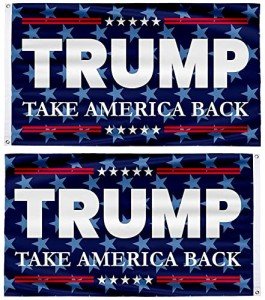 Trump Flag 2024 – 3x5 Feet Donald Trump Flag Outdoor Made in USA – Heavy Duty Double-Sided MAGA Banner with Brass Grommets for Patio, Garden, Indoor