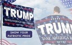 Trump Flag 2024 – 3x5 Feet Donald Trump Flag Outdoor Made in USA – Heavy Duty Double-Sided MAGA Banner with Brass Grommets for Patio, Garden, Indoor