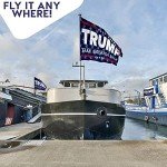 Trump Flag 2024 – 3x5 Feet Donald Trump Flag Outdoor Made in USA – Heavy Duty Double-Sided MAGA Banner with Brass Grommets for Patio, Garden, Indoor