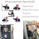 200 Pcs Trump I Did That Stickers - Funny Anti We Did That Donald Trump MAGA Sticker for Laptops Water Bottles Cars Gas Station