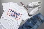 AW Fashions Take America Back Trump 2024 T-Shirt MAGA Election Tee (White, Medium)