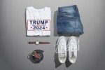 AW Fashions Take America Back Trump 2024 T-Shirt MAGA Election Tee (White, Medium)