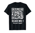 Funny QR Scan Me President Trump 45/47 Trump Dancing Code T-Shirt