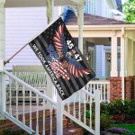 The 45th and 47th Presidential Flags 3x5FT Trump 2025 American Eagle Presidential Flag Trump Wins Back America Banner