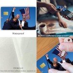 Trump Assassination Debit Card Sticker, Trump Shoting Credit Card Skin, Trump Fighting Credit Card Stickers, Trump 2024 Debit Card Skins, Credit Card Covers, Waterproof & Scratchproof