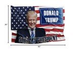 US United States of America President Trump USA 2024 MAGA Still My President Make America Great 3x5 feet Flag Banner Vivid Color Double Stitched Brass Grommets (Trump21)