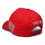 Trump was Right About Everything Hat Trump MAGA Hats Donald Trump 2024 45-47 with USA Flag Baseball Cap (US, Alpha, One Size, White Text with Red)