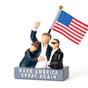 Donald Trump Collectibles Statue.Trump Gifts for Trump Supporters and Patriotic Americans.Donald Trump 2024 Bobblehead for Proud Patriots The Trumpinator.Make America Great Again slogan Figurines.