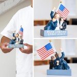 Donald Trump Collectibles Statue.Trump Gifts for Trump Supporters and Patriotic Americans.Donald Trump 2024 Bobblehead for Proud Patriots The Trumpinator.Make America Great Again slogan Figurines.