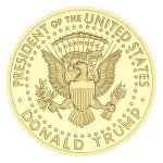 President 2024 Donald Trump Fight Shooting Assassination Coin Gold Never Surrender Badge Collection