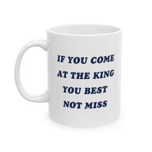 CosyWave Trump Shot Mug Merchandise White Elephant Gifts Coffee 2024 Assassination Shooting Ear Fight Fist (Shot Blue)
