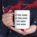 CosyWave Trump Shot Mug Merchandise White Elephant Gifts Coffee 2024 Assassination Shooting Ear Fight Fist (Shot Blue)