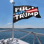 Fuck Trump Flag 4X6 Feet - Vivid Color and Fade Proof - Outdoor Flag Garden Flag with Grommets