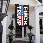 Fuck Trump Flag 4X6 Feet - Vivid Color and Fade Proof - Outdoor Flag Garden Flag with Grommets