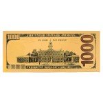 2 Pieces Trump Dollar Bills 24kt Gold Plated President Trump Banknote Uncirculated 47th Commemorative Bank Note for Collectors Historic Collectible Trump Merchandise (2 Pieces Gold-Fight-1000)