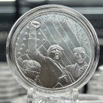 Generic 1 oz 2024 Trump Survives : Fight fight fight! Silver Round