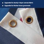 Trump Won Flag 3 Ply Super Tough Double Sided 3x5 Outdoor Flags, Long Lasting, Fade Resistant 300D Polyester Pongee Flag Banner for Outside with 2 Brass Grommets 4 Rows Stitched