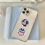 50Pcs Trump Stickers for Adult Water Bottle, Cool Waterproof Vinyl Decal for Teen Kids Laptop, Skateboard, Phone, Travel case, Teen, Bike, Guitar, Computer(50 Trump)
