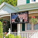 Trump Flag We The People Flag Trump Battle Flag 3X5FT (90X150CM) People's Flag Retro Decorative Flag Brass Collar Suitable for Indoor and Outdoor Decorative Flags