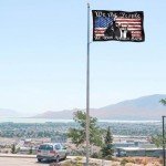 Trump Flag We The People Flag Trump Battle Flag 3X5FT (90X150CM) People's Flag Retro Decorative Flag Brass Collar Suitable for Indoor and Outdoor Decorative Flags