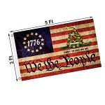 Dont Tread On Me Flag 3x5 Ft, Don't Tread On Me Gadsden Flags Banner, Double Printed USA American US Rattlesnake Vintage Garden Flag Outdoor With UV Fade Proof