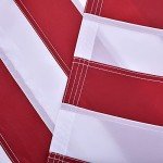 American Flags for Outside 3x5, US Flags 3x5 Outdoor USA High Wind with Embroidered Stars, Sewn Stripes, Brass Grommets, Durable USA Flag Outdoor Outside