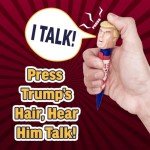 OUR FRIENDLY FOREST 45-47 Talking Donald Pen - Easter Basket Stuffers, Gag Gifts - Authentic President Voice Recordings - Patriotic Desktop Memorabilia, Republican Present for Fathers
