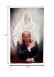2but DONALD TRUMP PRAYING WITH JESUS flag Trump Shooting Fight flags 2024 outdoor indoor 3x5ft banner (Multicolor)
