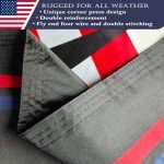 Double Sided Black Trump 2024 Flag 4x6 Made in USA Outdoor Heavy Duty 3 Ply Polyester Trump Take America Back Flag with White Starting Tape and 2 Brass Grommets