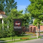 12x18 Trump Treason Garden Flag Double Sided Anti-Trump Vote Blue 2022 Yard House Flag - Guilty For Prison, Save America, Save Democracy - No Stand