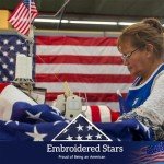 American Flag 3 x 5 ft, American Flags for Outside, Heavy Duty 250D Nylon US Flag with Embroidered Stars, Sewn Stripes, Brass Grommerts - All Weather Proof for Outdoor Use